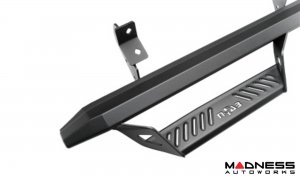 Ford Bronco Side Steps - 4 Door - Predator Pro Step System - Textured Black - N Fab 